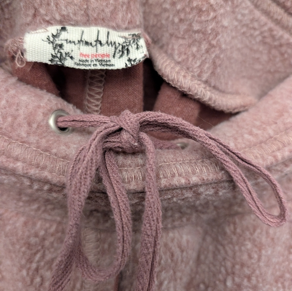 Free People Fleece Ginger Sweatpants Mauve - Picture 3 of 6